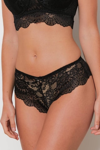 Sujetador con relleno y tanga Solo - Negro - Just For Victoria