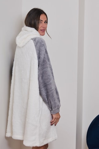 Sudadera oversize polar de pijama Aubepine - Gris oscuro - Just for Victoria - Just For Victoria