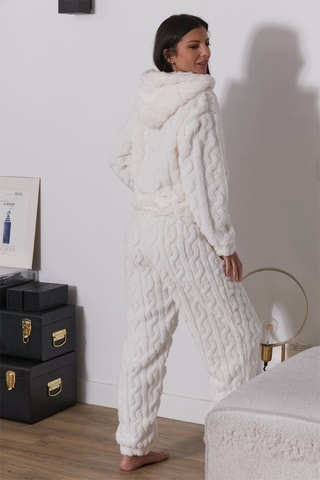 Pijama polar Ual - Crudo