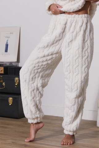 Pijama polar Ual - Crudo