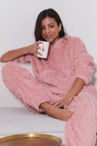 Pijama polar Ual - Rosa