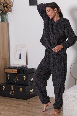 Pijama polar Ual - Negro - Just For Victoria