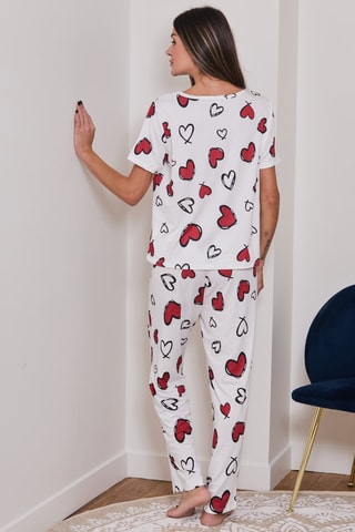 Pijama Balo - Blanco y rojo - Just For Victoria