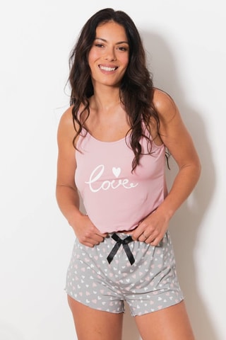 Camiseta de tirantes y short Bang - Rosa
