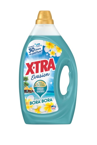 4 x 	Lessive x-tra evasion bora bora - 44 lavages