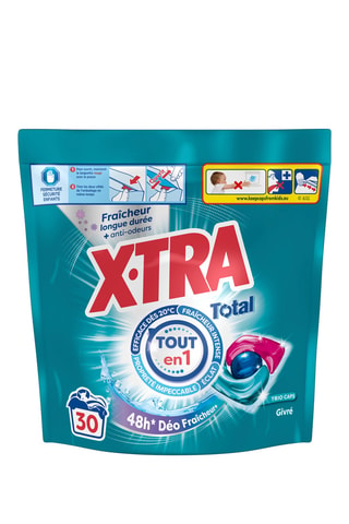 5 x 30 dosettes Total 4+1 Déo Fraîcheur XTra