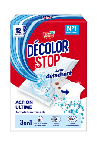 6 x Décolor Stop 3 en 1 Ravive Blanc - 12 sachets