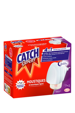 3 x Diffuseur électrique Moustiques Répulsif Catch Expert 45 nuits 