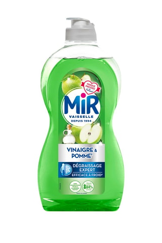 4 x Liquide vaisselle Vinaigre et Pomme Mir - 450 ml
