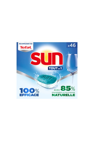 3 x Tablettes lave-vaisselle Sun Tout-en-1 Regular Ecolabel - 46 lavages