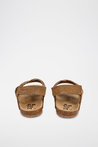 Nubuck Sandalen Bruin