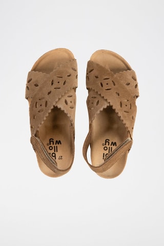Nubuck Sandalen Bruin