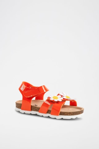Gelakte Sandalen Oranje