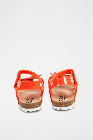 Gelakte Sandalen Oranje