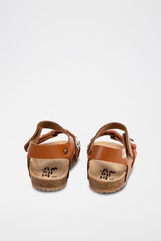 Leren Sandalen Camel