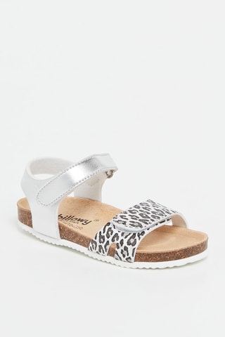 Sandalen Rosso Zilverkleurig en Zwart