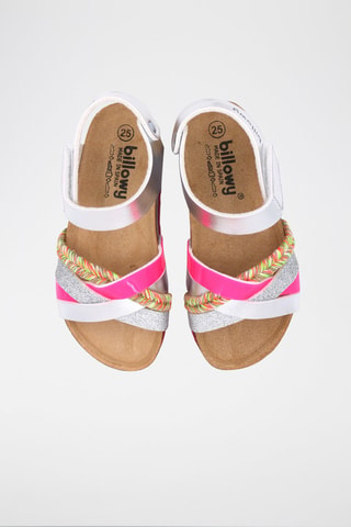 Sandalen Rosso Zilverkleurig