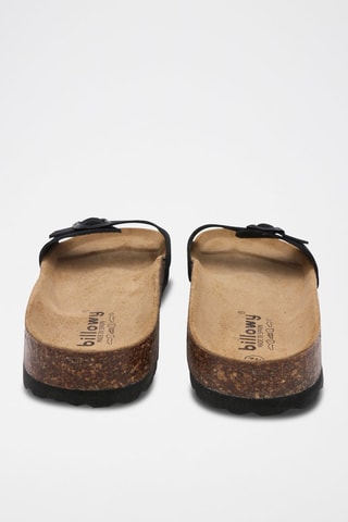 Nubuck Slippers Rosso 
Zwart