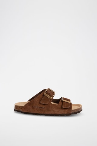 Nubuck Muiltjes Donkerbruin