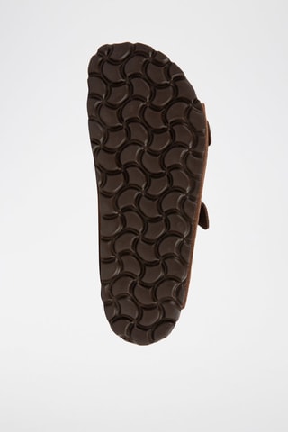 Nubuck Muiltjes Donkerbruin