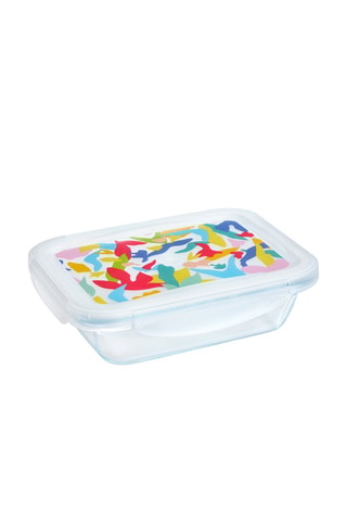 Lunchbox rettangolare in vetro borosilicato Pyrex® con coperchio Cook & Go - 0,8 l