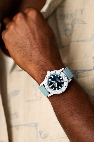Reloj automático de caucho y cerámica - Cronómetro