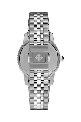 Reloj automático de acero - Plateado y azul