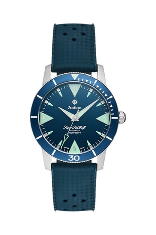 Reloj automático de caucho - Azul