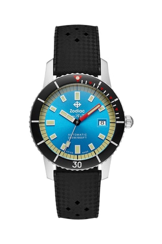 Reloj automático de caucho - Negro