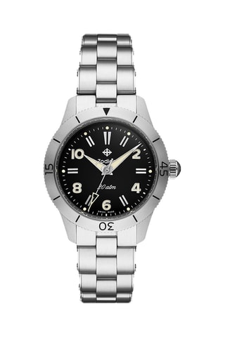 Reloj mecánico de acero - Plateado