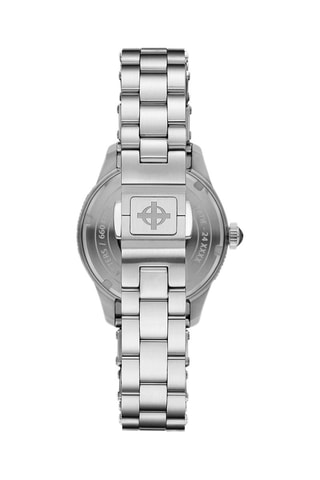 Reloj mecánico de acero - Plateado