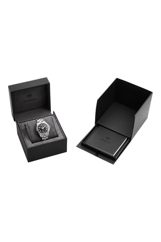 Reloj mecánico de acero - Plateado