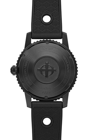 Reloj automático de caucho - Negro