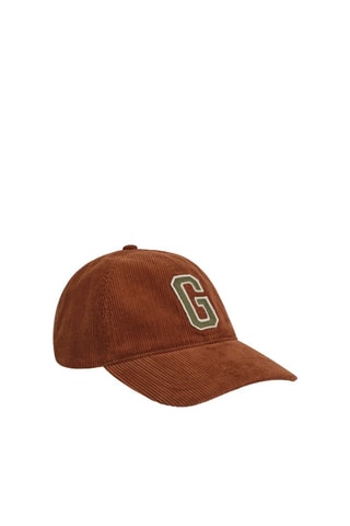 Cappellino in velluto - Marrone