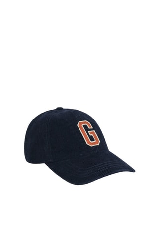 Cappellino in velluto - Navy