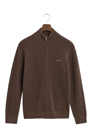 Cardigan regular - Marrone