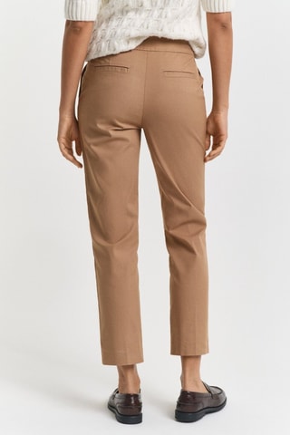 Pantaloni cigarette 7/8 - Kaki