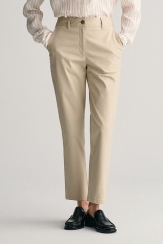 Pantaloni chino slim - Beige