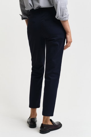 Pantaloni chino slim 7/8 - Navy