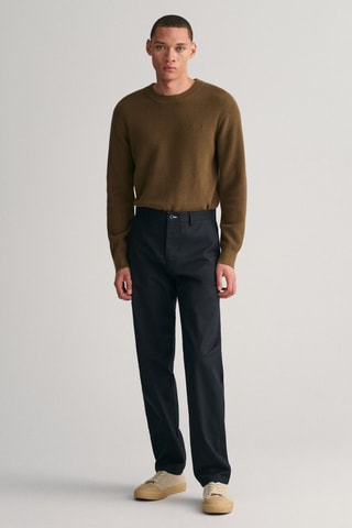 Pantaloni chino regular - Nero