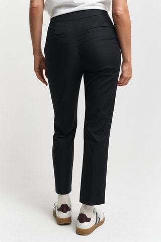 Pantaloni slim in cotone bio - Nero