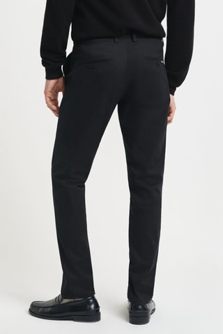 Pantaloni chino slim - Nero