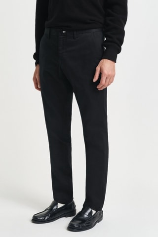 Pantaloni chino slim - Nero