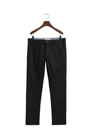 Pantaloni chino slim - Nero