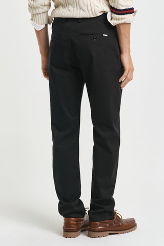 Pantaloni chino regular - Nero