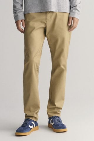 Pantaloni chino slim - Beige