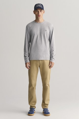 Pantaloni chino slim - Beige