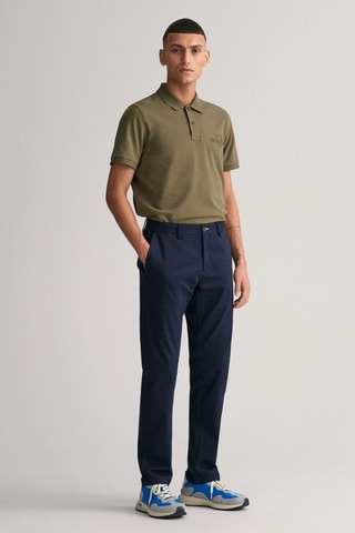 Pantaloni chino slim - Navy