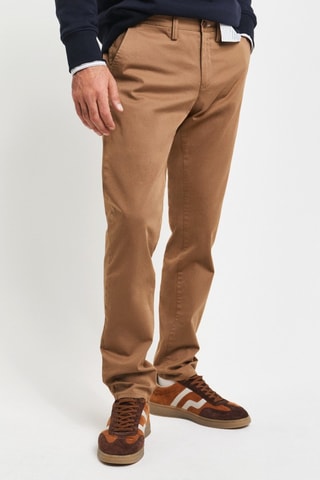 Pantaloni chino slim - Marrone