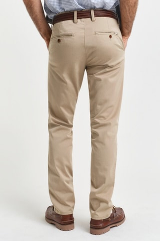 Pantaloni chino slim - Beige